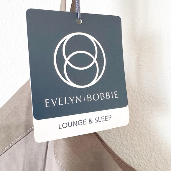 Evelyn & Bobbie Taupe Lounge/ Sleep Camisole - Picture 3 of 8